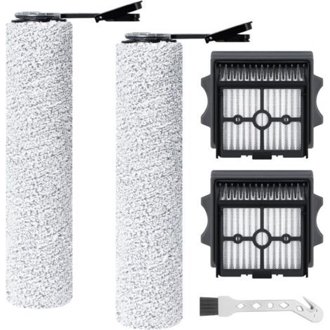 Pr Rouleau de brosse de rechange et Filtre HEPA pour Tineco FLOOR ONE S9 Artist/S7 Stretch Ultra/S7 Artist/S7 Master/S9 Master/stretch S6/SWITCH S6/i6 Stretch/i5 Stretch Aspirateur Laveur (5 accessoir (1/4)