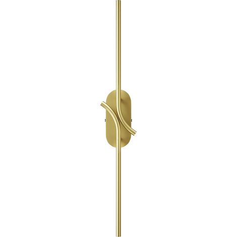 Maytoni RenAIssance Applique murale LED intégrée moderne en laiton, doré, 3000 K, 200 lm, abat-jour blanc