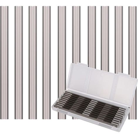 10 Pièces Ensemble de Rabot Electrique Lame, 82mm Raboteuse, pour Rabot Bosch HSS Lame, 82x5.5x1.2mm, pour Rabots Makita, Black & Decker, Bosch, DeWalt et Elu (1/5)