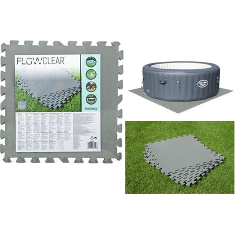 Bestway 58639 - dalles de piscine - 50 x 50 cm - mousse (1/5)