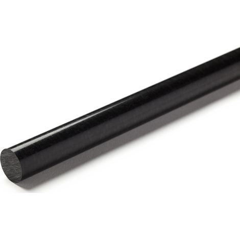 Tige en acétal RS PRO Noir Dia. 25.8mm x 1m ( Prix pour Lot de 2 )