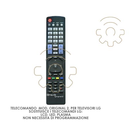 TELECOMANDO TV BRAVO ORIGINAL 2 LG