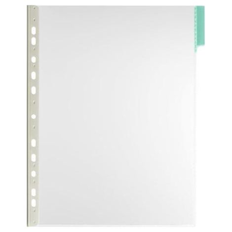 DURABLE C.5 fundas clasificadores A4 transparente marco verde
