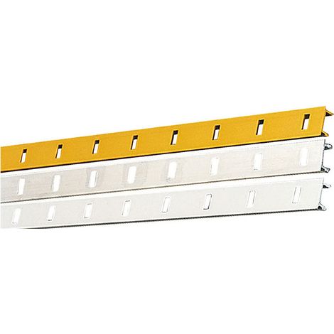 Itar – Crémaillère aluminium à encastrer 2000 mm – Décor argent – Rainure 10,9 mm pour fixation précise – Vendu à l'unité