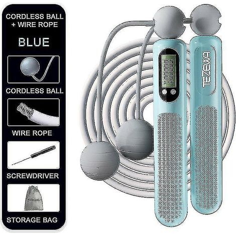 Cordes à sauter professionnelles, idéales pour la musculation à domicile et le fitness format nomade, corde de sport à comptage électronique intelligent