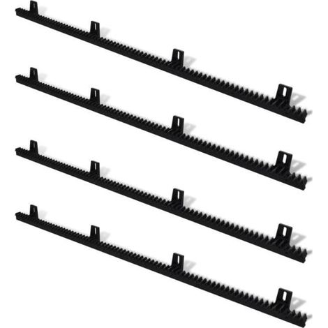 Crémaillère - Non spécifié - 4 pcs - Nylon renforcé - 800 kg - Portail coulissant