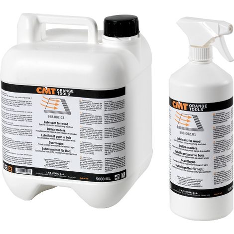CMT – Spray lubrifiant pour glissière en bois 1 litre – Formule 998 – Application facile pour bois dur – Réduit l'usure et améliore le glissement