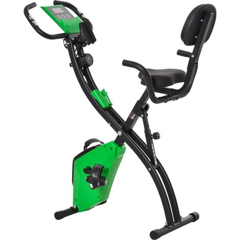 Cyclette Magnetica Pieghevole con Display LCD Verde (1/5)