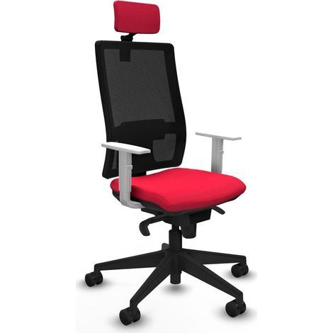 Piqueras y Crespo Horna Chaise de bureau rouge confortable (1/3)