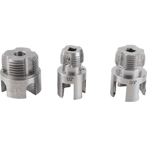 Outils de filetage de tuyaux internes et externes intégrés, tige hexagonale de 1/4 pouces G1/2 G3/4 G1, fabricant de filetage (1/5)