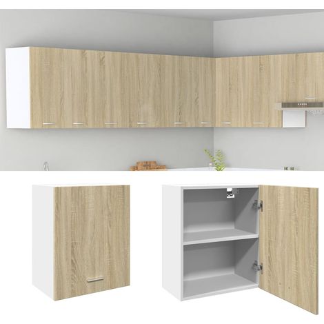Wandschrank Lyon Sonoma-Eiche 50x31x60 cm Holzwerkstoff