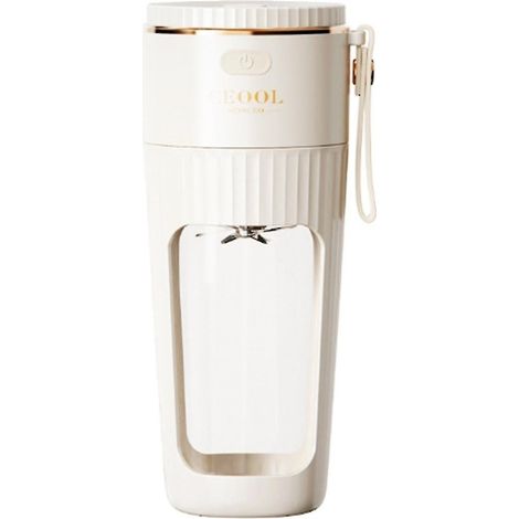 USB Rechargeable Electric Portable Juicer Large Capacity Personal Portable Mini Fresh Juicer Blender Mixing Cup, 340 ml (1/5)