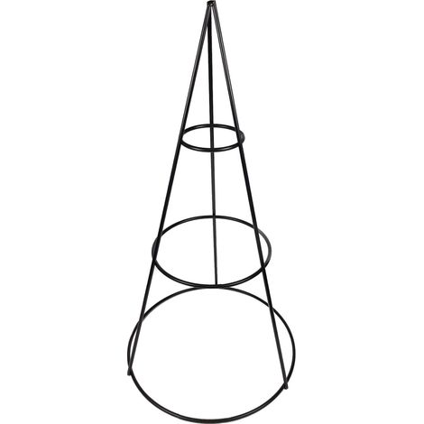 Metall Deko Aufsteller Tannenbaum - Höhe ca. 50 cm - mit 2 Ebenen zum Dekorieren