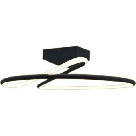 V-TAC VT-7763 Lampadario LED rotondo design Moderno forma ad intreccio astratta 20W in alluminio colore nero 4000К - 6926 (1/5)