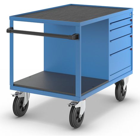 eurokraft pro, Chariot de montage, force 500 kg, 4 tiroirs, (1/5)