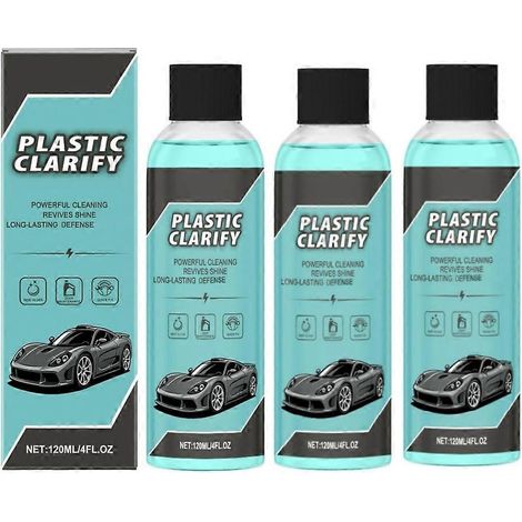 Clarifiant pour plastiques automobiles, Cire en spray sans eau (1/5)