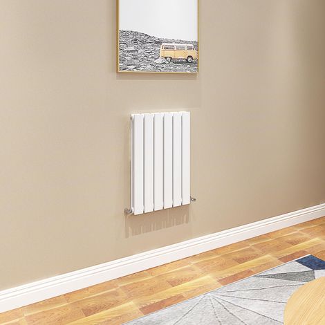 AICA Flat Panel Radiator 600x408mm Central Heating Double Horizontal Stylish White