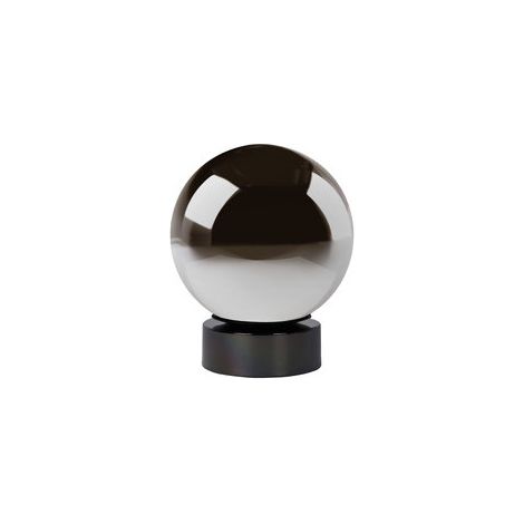 Lampe de table Lucide Jorit verre noir/chrome E27 60W (1/3)