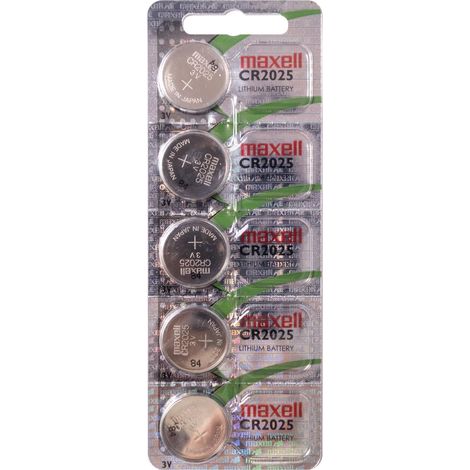 maxell cr2025 x5 gris