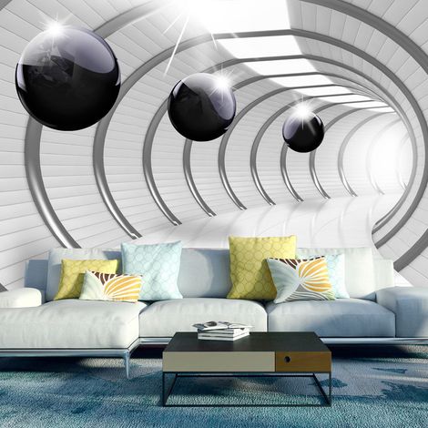 Fotomurale adesivo - Futuristic Tunnel II - 490x280 (1/4)