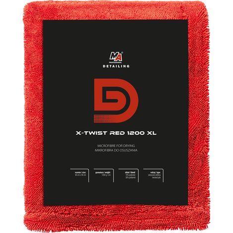 025696 MA PROFESSIONAL DETAILING - X-TWIST RED 1200GSM XL MIKROFASER-TROCKNETZ (1/4)