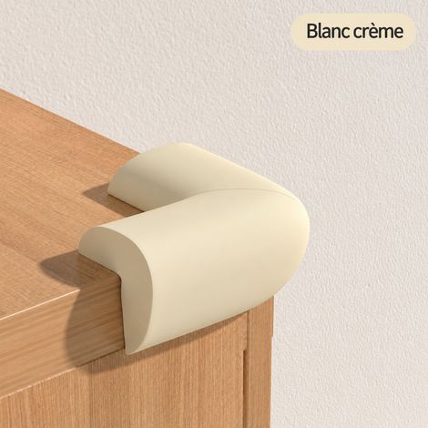 Lot de 10 protège-coins de table épaissis pour bébé autocollants blanc cassé blanc réf 4613 5 × 5 × 5 cm 50 g – Livraison gratuite