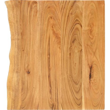 Dessus de meuble-lavabo de salle de bain Acacia 80x52x2,5 cm