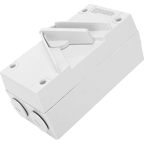 Boîte de prise électrique murale extérieure étanche anti-poussière en PA66 ignifuge CF-1P35A (1/5)