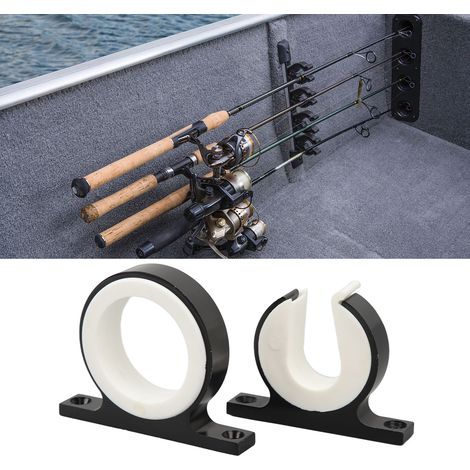 (Il est recommandé de l'associer au produit numéro 1619220005811) Support de canne à pêche en aluminium pour matériel marin, noir (3160AAB) (1/5)