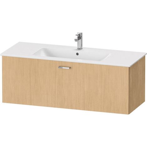 Duravit XBase meuble sous-lavabo suspendu L:120 cm avec 1 tiroir, (1/3)