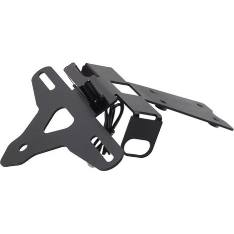 License plate frame with light for Honda CBR400R and CBR500R motorcycles