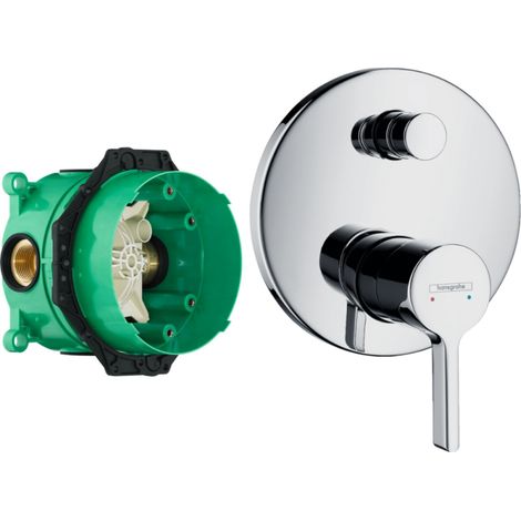 HANSGROHE Metris S frontal para mezclador empotrado para baño-ducha Cromo con cuerpo empotrado