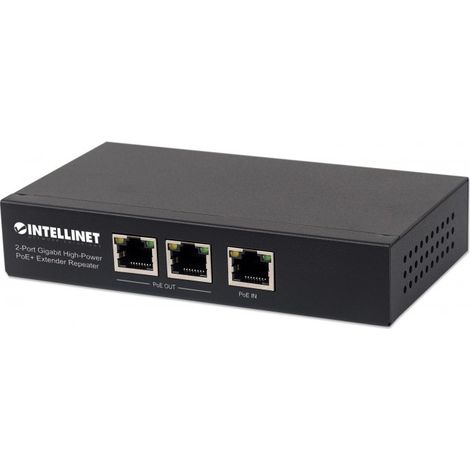 Intellinet - 2-Port Gigabit PoE+ Extender - 802.3at (1/5)