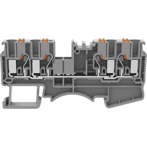 Degson DS2.5-QU-01P-11-00A(H) Durchgangsklemme  Push-In-Klemme  Grau 1 St.