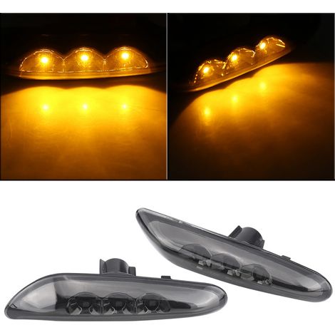 Getönte LED-Positions- und Blinkleuchten für BMW 1er E82 E88, 3er E90 E91 E92 E93, 5er E60 E61 (1/5)