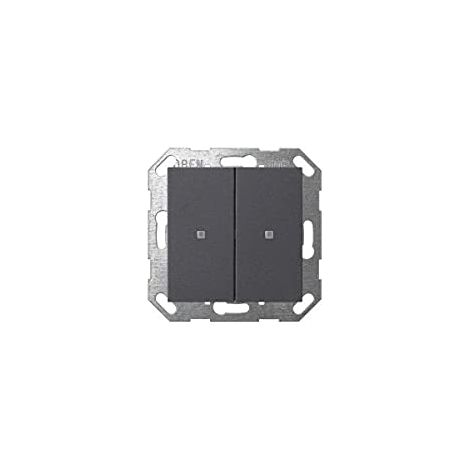 GIRA 517328 KNX TASTER, WIPPE 2FACH, SYSTEM 55, ANTHRAZIT