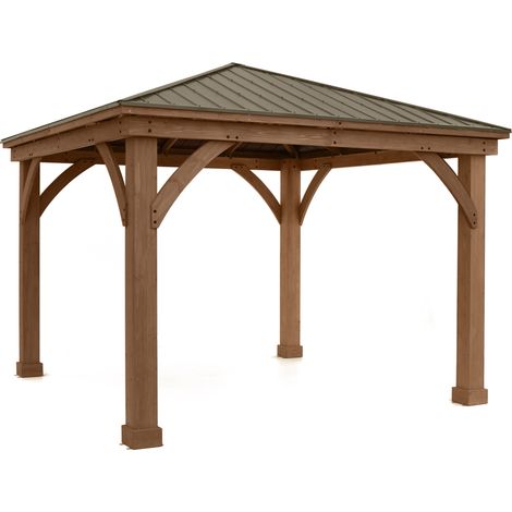Westmann Pavillon en bois Devon 1212 Nature 366x366x320 cm