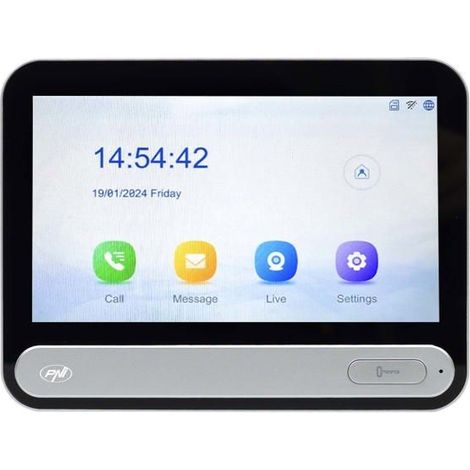 Interphone vidéo intérieur - PNI - MS9000 - Écran 7" (1024x600) - Compatible UMS9000 - MicroSD 256 Go