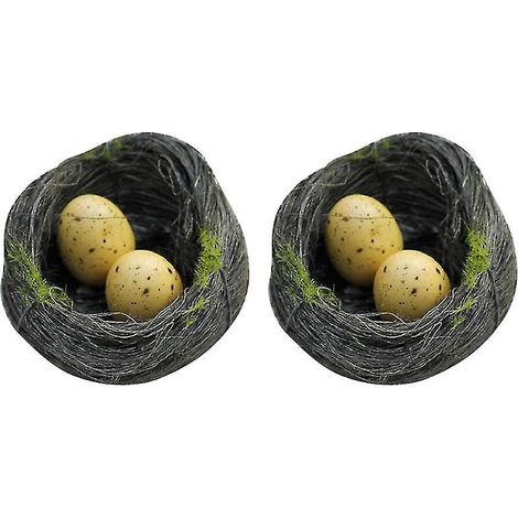 2 pièces de décoration de nid d'oiseau (1/3)