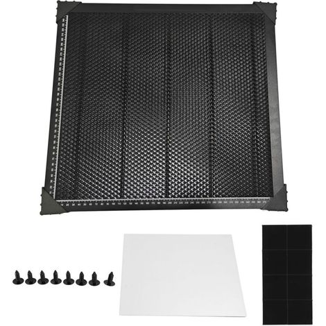 Jeffergarden,Plate-forme de panneau de travail de ruche de lit de Laser de ruche avec la plaque en aluminium légère pour le graveur de coupeur de Laser 430X400mm