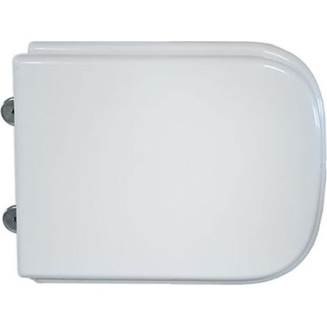 SEDILE WC PER GALASSIA VASO MEG11 FORMA 8 Bianco  cerniere C espansione
