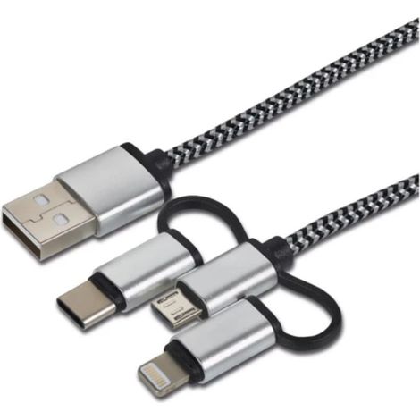 Cartrend Daten-Ladekabel 3 in 1