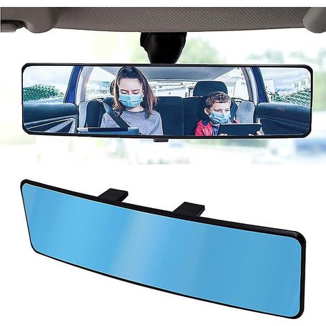rtroviseur (cran Bleu), Rtroviseur Convexe De 300 Mm Avec Rtroviseur Grand Angle De Type Clip Interne, Qui Peut Rduire Efficacement Les Angles Mor (1/5)