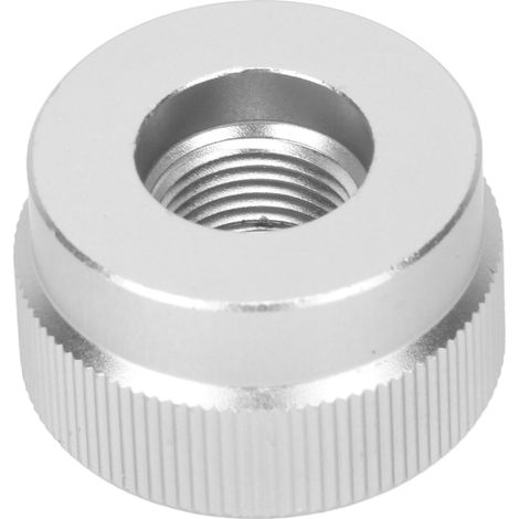 Propangasflaschenadapter, universelles Füllventil für Camping, flacher Adapter für 1/4"-Kartuschen, schwarz (1/4)