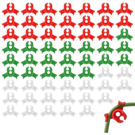 60 Plant Ties - 90° Stem Bender, Training Clips for Climbing Plants