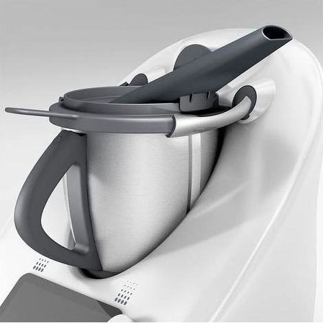 Dampfdüse kompatibel mit Thermomix TM5, TM6, TM Friend, mit Dampfüberlaufschutz, Kaminaufsatz, Möbelschutz und Dunstabzugshaube. (1/4)