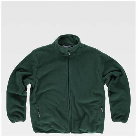 Chaqueta polar de cuello alto, cremallera de nylon S4005 WORKTEAM 3XL Verde oscuro (1/2)