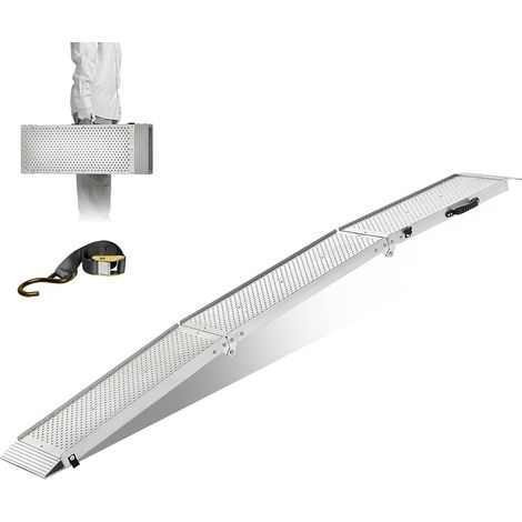 Rampe de chargement pour remorque en aluminium et moto (1/5)