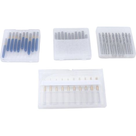 40-teiliges Fräser-Set für CNC-Fräsen, Flach- und Kugelfräser zum Gravieren