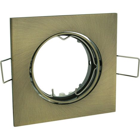 Halogenscheinwerfer `für Glühlampen 12.666 (Gu10) Farbe Leder 12.672/BC/Z/CU 8430552116621